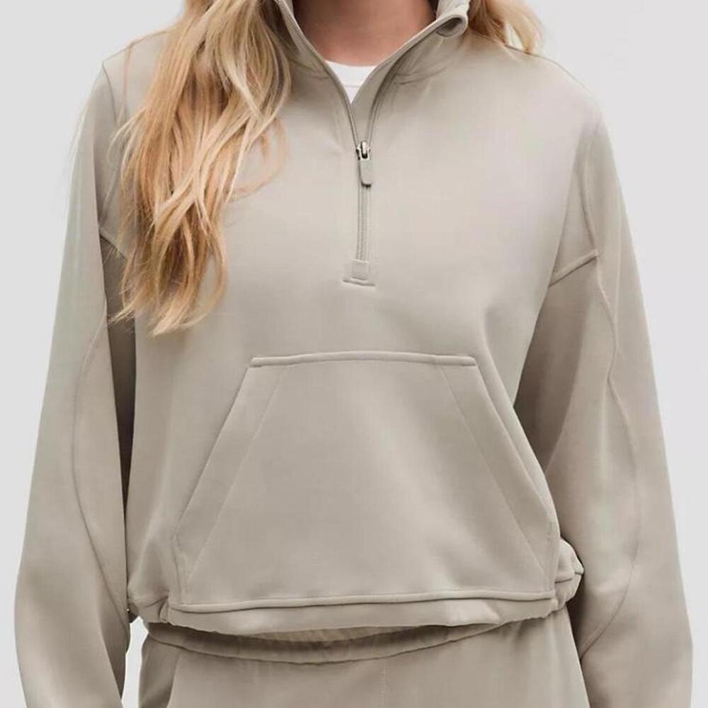 Lululemon Brushed Softstreme Ribbed Half Zip